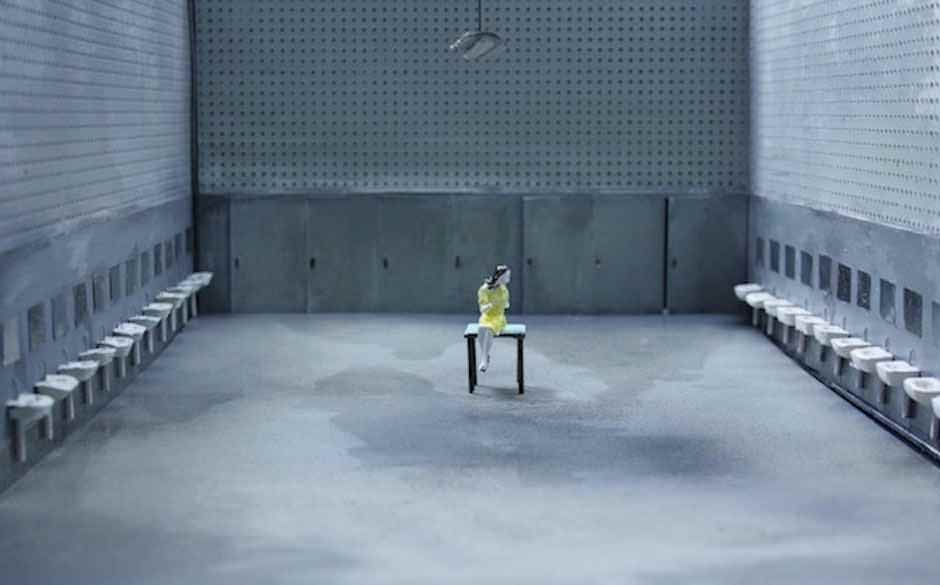 Bühnenbild von Stefanie Seitz zum Bühnenstück Wozzeck 1